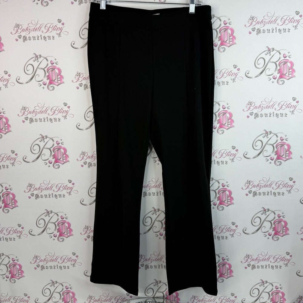 89th & Madison pants bottoms Classic Black Boot Cut Pants